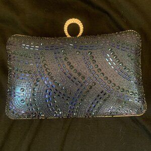 Blue Green Clutch